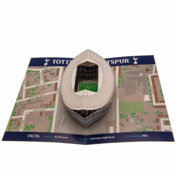 Tottenham Hotspur rođendanska čestitka 3D stadium pop-up inside