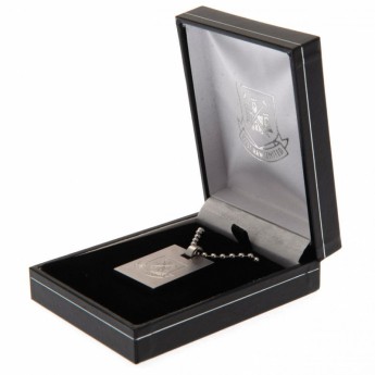West Ham United ogrlica s identifikacijskom pločicom za psa Dog Tag & Chain CT