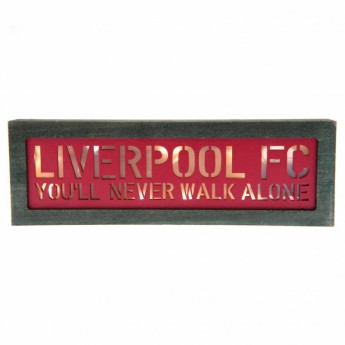 FC Liverpool zidni natpis Light Up Wooden