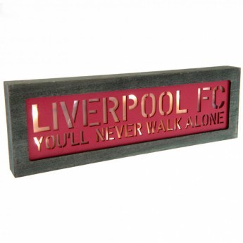 FC Liverpool zidni natpis Light Up Wooden