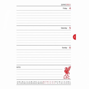 FC Liverpool dnevnik A5 - 2021