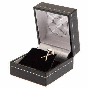West Ham United naušnice Sterling Silver Stud Earring
