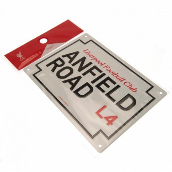 FC Liverpool zidni natpis Anfield Road Sign