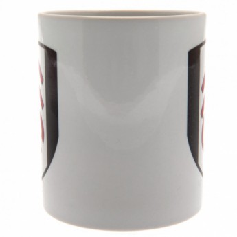 Fulham šalica white logo