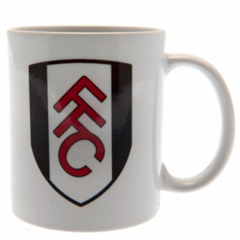 Fulham šalica white logo