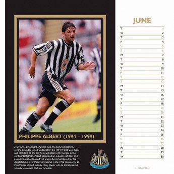 Newcastle United stolni kalendar 2021