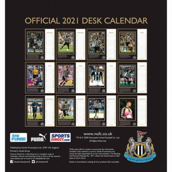Newcastle United stolni kalendar 2021