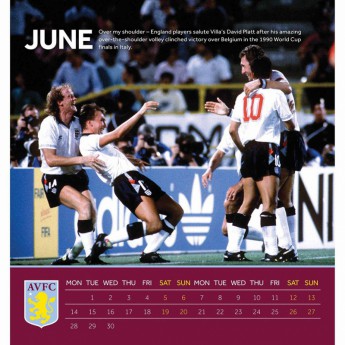 Aston Villa stolni kalendar 2021