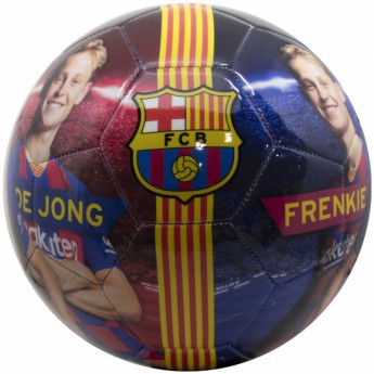 FC Barcelona nogometna lopta De Jong Photo Football - size 5
