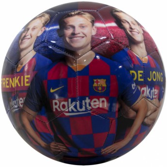 FC Barcelona nogometna lopta De Jong Photo Football - size 5