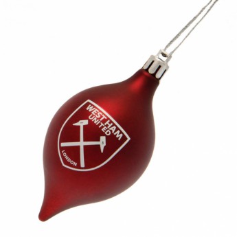 West Ham United Božićni ukrasi 3pk Vintage Bauble
