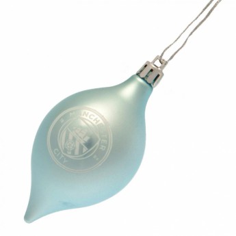 Manchester City Božićni ukrasi 3pk Vintage Bauble
