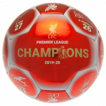 FC Liverpool nogometna lopta Premier League Champions Football Signature RW - size 5