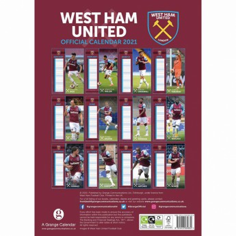 West Ham United kalendar 2021