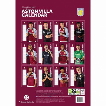 Aston Villa kalendar 2021