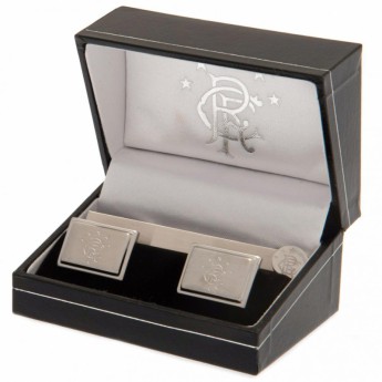 FC Rangers set kopči za kravatu i manžeta Tie Slide & Cufflink Set