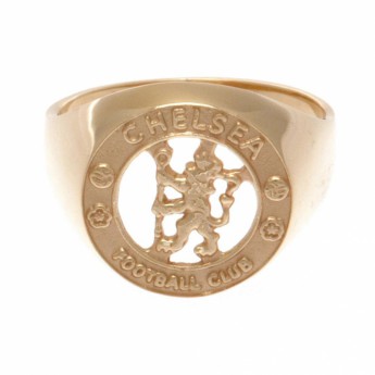 FC Chelsea prsten 9ct Gold Crest Ring Small