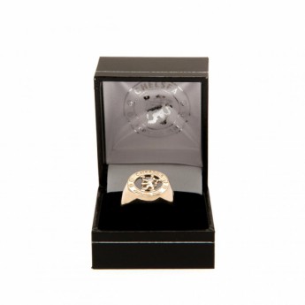 FC Chelsea prsten 9ct Gold Crest Ring Small