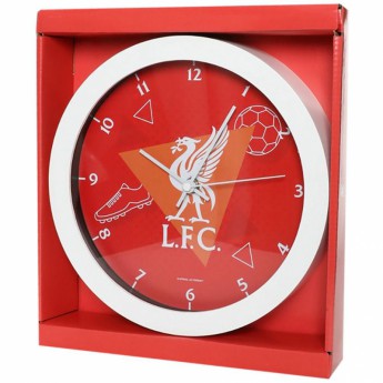 FC Liverpool satovi Wall Clock red