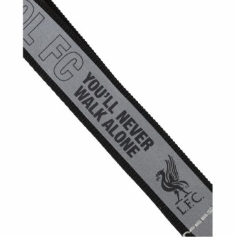 FC Liverpool okovratna trakica s kemijskom olovkom black and grey Lanyard Pen