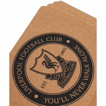 FC Liverpool podmetač za stol 4pk Cork Placemat Set