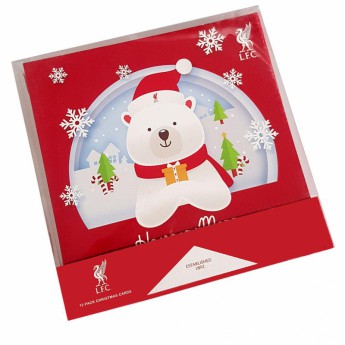 FC Liverpool Božićna čestitka 12 Pack Christmas Cards