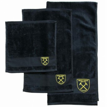 West Ham United set ručnika 3pc black
