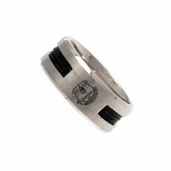 FC Everton prsten Black Inlay Ring Large