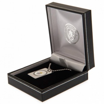 Manchester City ogrlica s identifikacijskom pločicom za psa Enamel Crest Dog Tag & Chain
