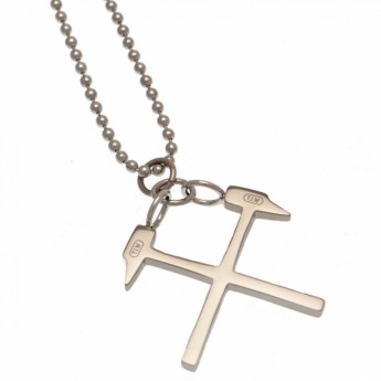 West Ham United ogrlica s privjeskom Stainless Steel Pendant & Chain HM