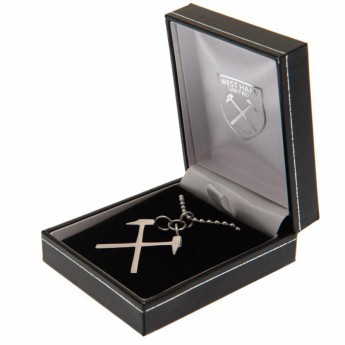 West Ham United ogrlica s privjeskom Stainless Steel Pendant & Chain HM
