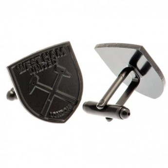 West Ham United manšete Black IP Cufflinks