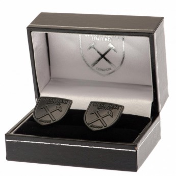 West Ham United manšete Black IP Cufflinks