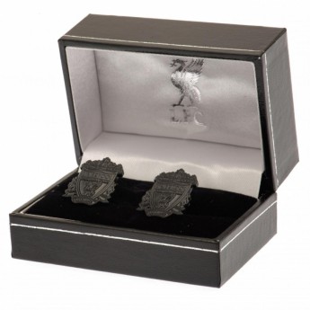 FC Liverpool manšete Black IP Cufflinks