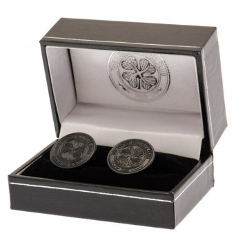 FC Celtic manšete Black IP Cufflinks