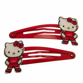 FC Liverpool kopče za kosu i gumice Hello Kitty