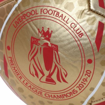 FC Liverpool nogometna lopta Premier League Champions Gold Signature Football - Size 5