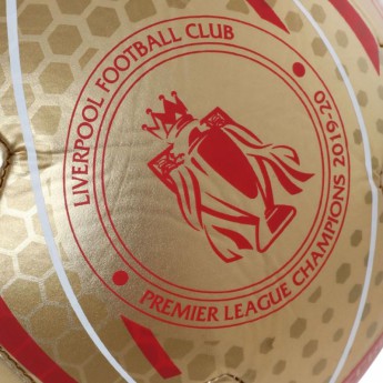 FC Liverpool nogometna lopta Premier League Champions Gold Signature Football - Size 5