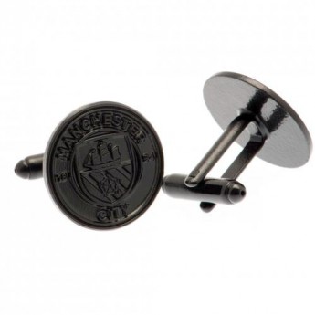 Manchester City manšete Black IP Cufflinks