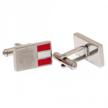 FC Liverpool manšete Stainless Steel Stripe Cufflinks