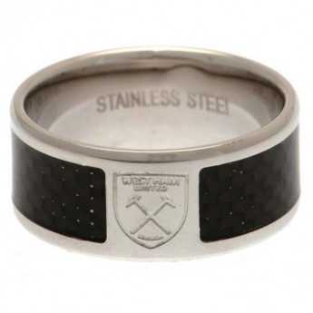 West Ham United prsten Carbon Fibre Ring Small