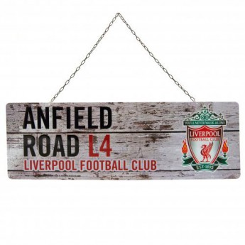 FC Liverpool metalna značka garden sign