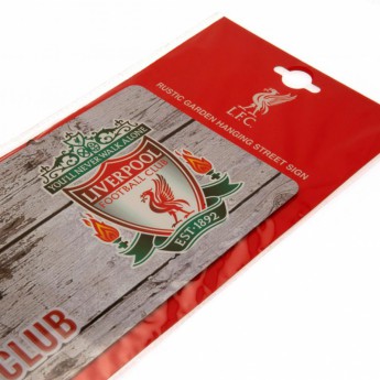 FC Liverpool metalna značka garden sign