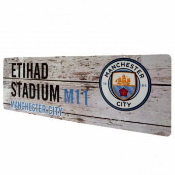 Manchester City metalna značka garden sign