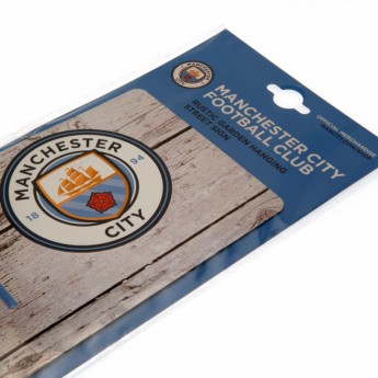 Manchester City metalna značka garden sign