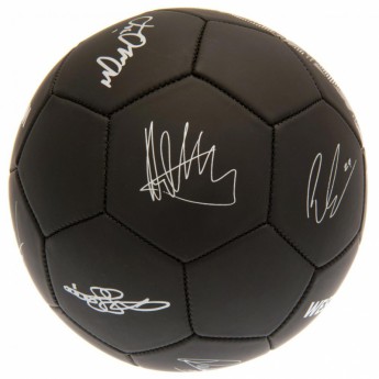 West Ham United nogometna lopta Football signature ph