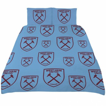 West Ham United posteljina za bračni krevet Double duvet set