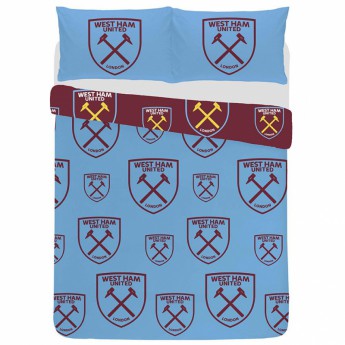 West Ham United posteljina za bračni krevet Double duvet set