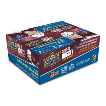 NHL boxy hokejové karty NHL 2020-21 UD Extended Series Hockey Retail Box