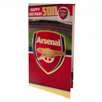 FC Arsenal čestitke Birthday Card Son
